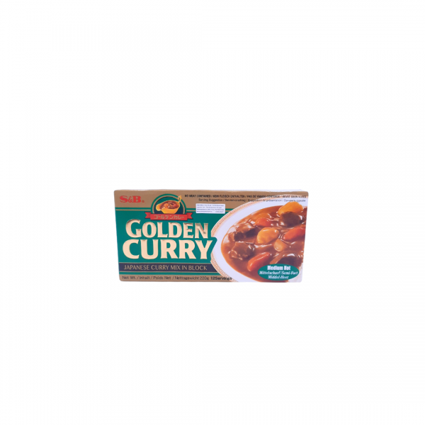 Golden Curry Semi-Fort 220g S&B
