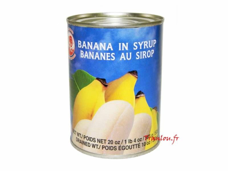 Bananes au sirop 565g Cock Brand