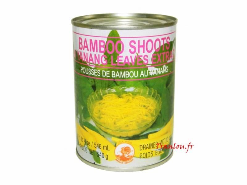 Pousses de bambou au Yanang 540g Cock Brand