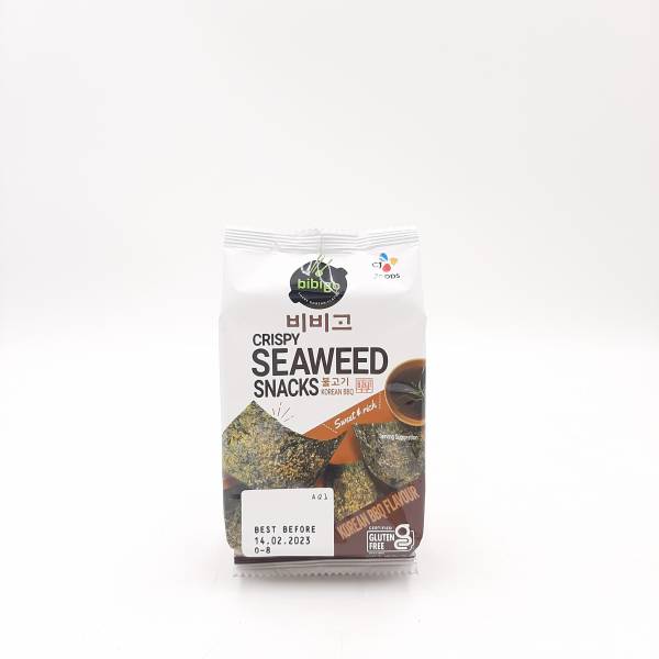 Chips d'Algues Barbecue Coréen 5g BIBIGO