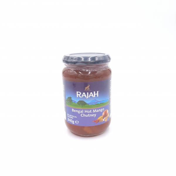 Chutney Bengal Hot Mango 340g RAJAH