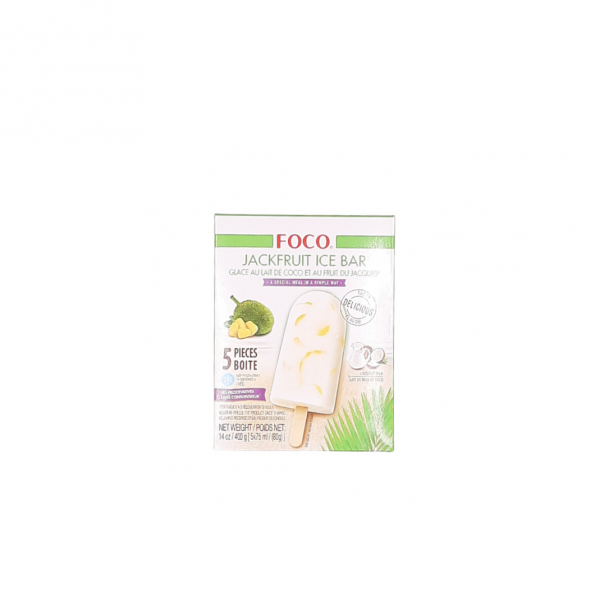 Glaces au Lait de Coco Fruit Jacquier 5 pièces FOCO