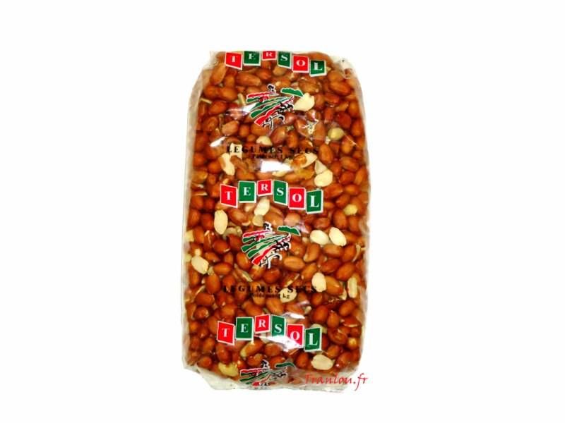 Arachides décortiqué cru avec peau 1kg