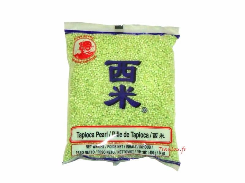 Bille de tapioca à baiteuil(extrait de pandan)400g