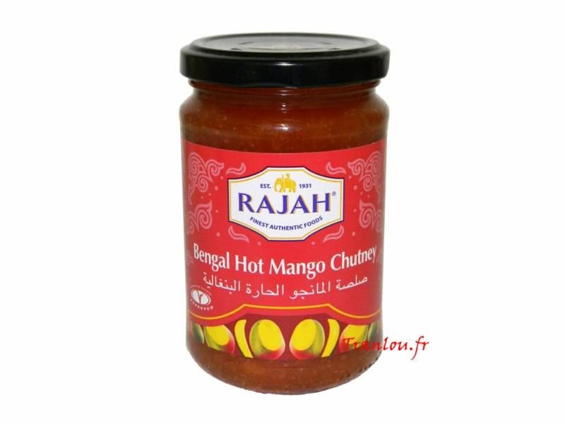 Conserve de mangues du Bengal épicée et sucrée au vinaigre 340g Rajah