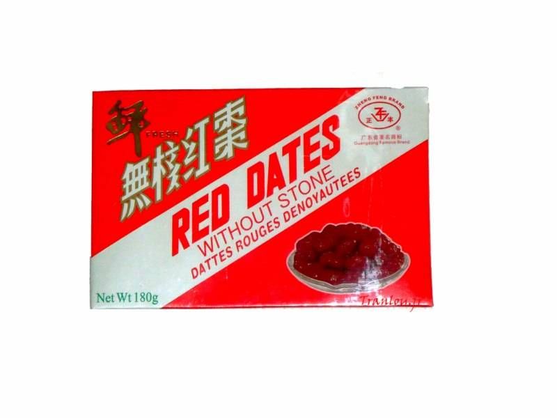 Dattes rouges sucrées sans noyau 180g