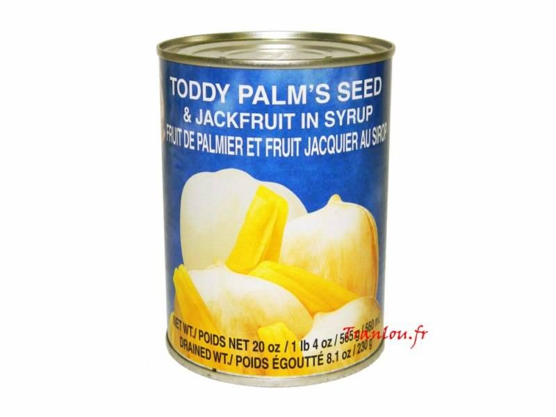 Fruit de palmier et fruit jacquier au sirop 565g Cock Brand
