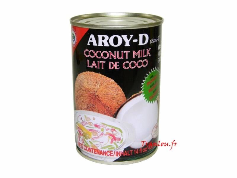 Lait de coco (Pour desserts) 400ml AroyD