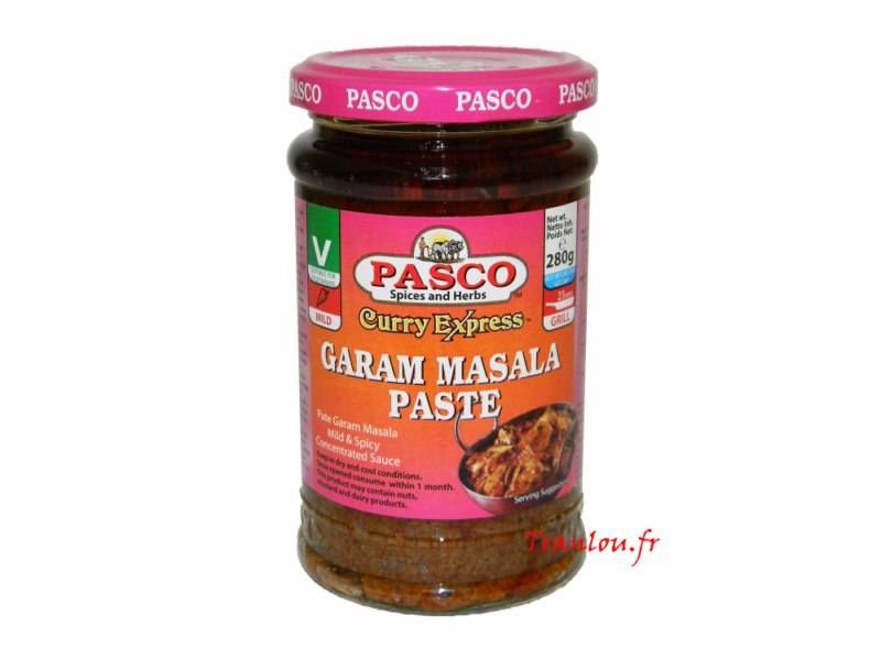Pâte de Garam Masala 280g Pasco