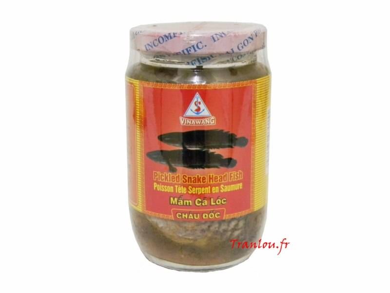 Poisson Tête de serpent en saumure 454g Vinawang