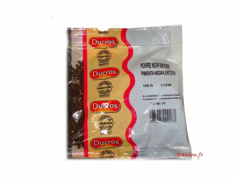 Poivre noir entier 100g