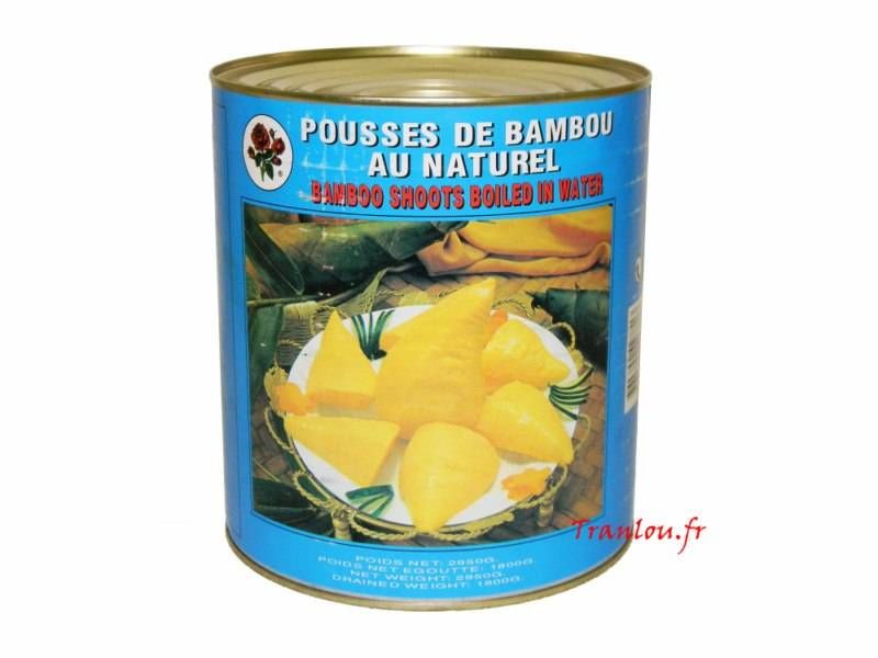 Pousses de bambou au naturel 2950g Roses
