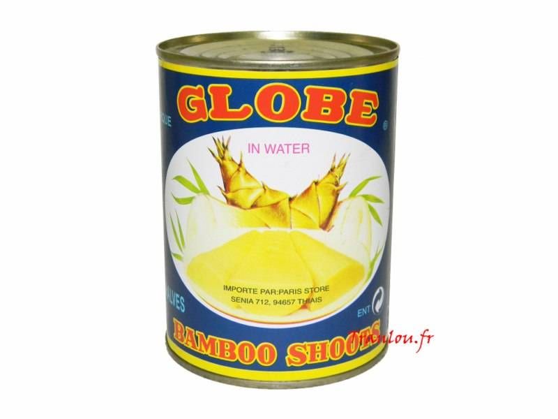 Pousses de bambou (en demi) au naturel 540g Globe